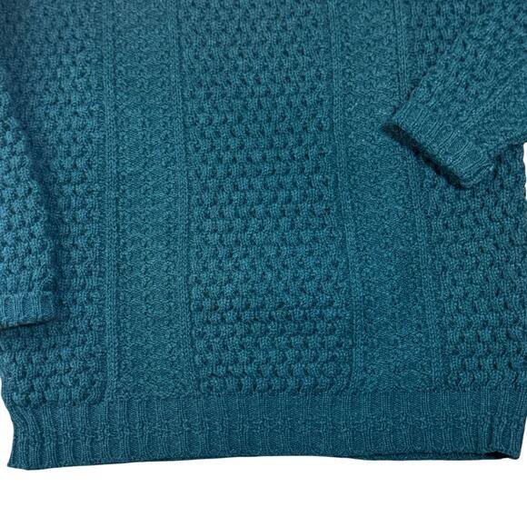 Donegal II Jamie Burns 100% Wool Hand Loomed in Ireland Size XL Sweater - Picture 3 of 7